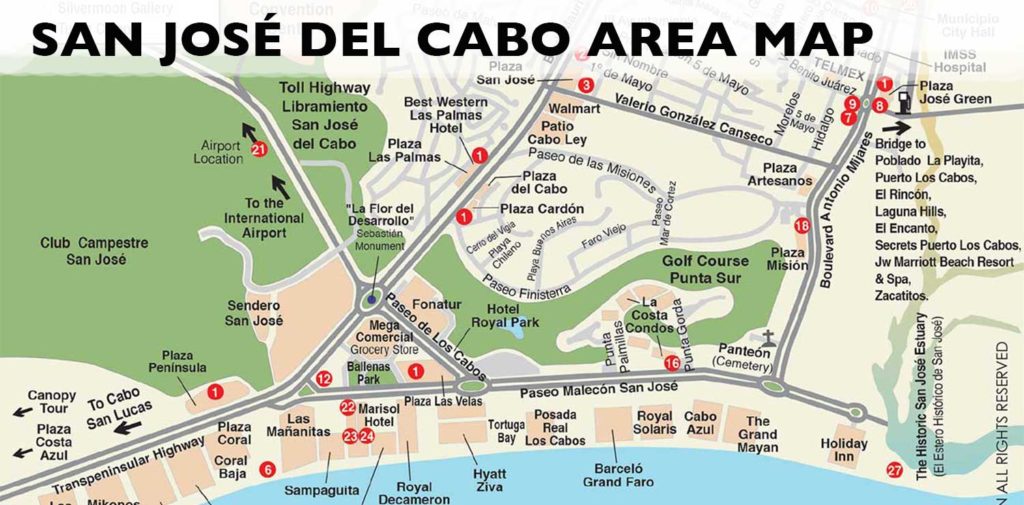 map of San Jose del Cabo